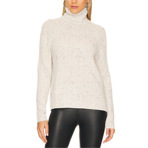 Autumn Cashmere 'Turtleneck' White Sweater Size S